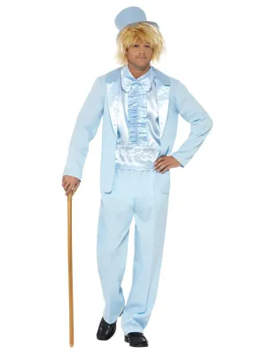 90s Stupid Tuxedo Costume Blue