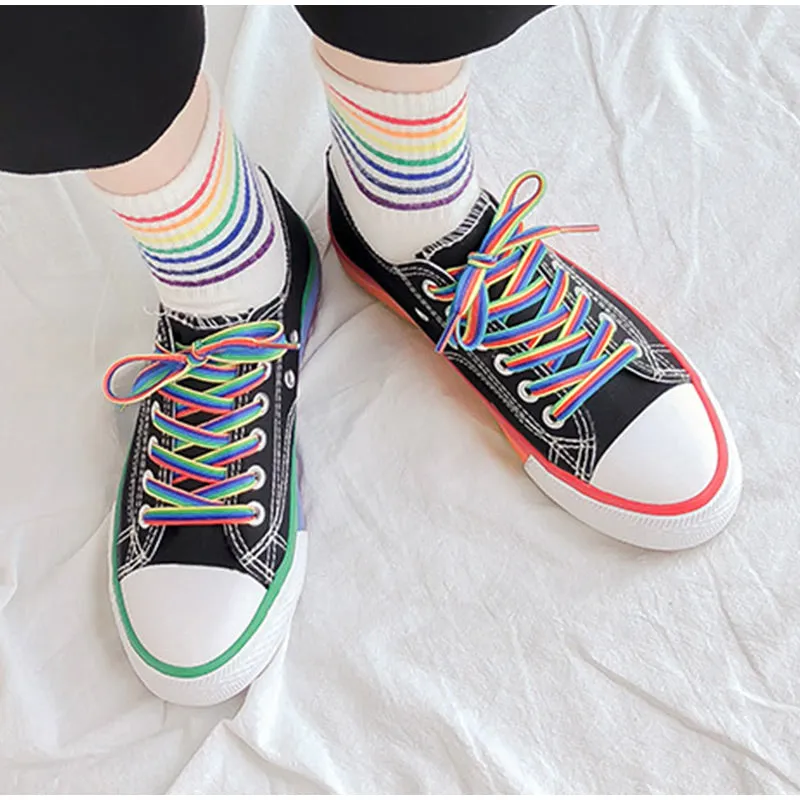 elveswallet Candy Color Vulcanized Canvas Sneakers