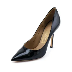 Ferregamo Black Patent Susi 100 Pumps Size US 7 | EU 37