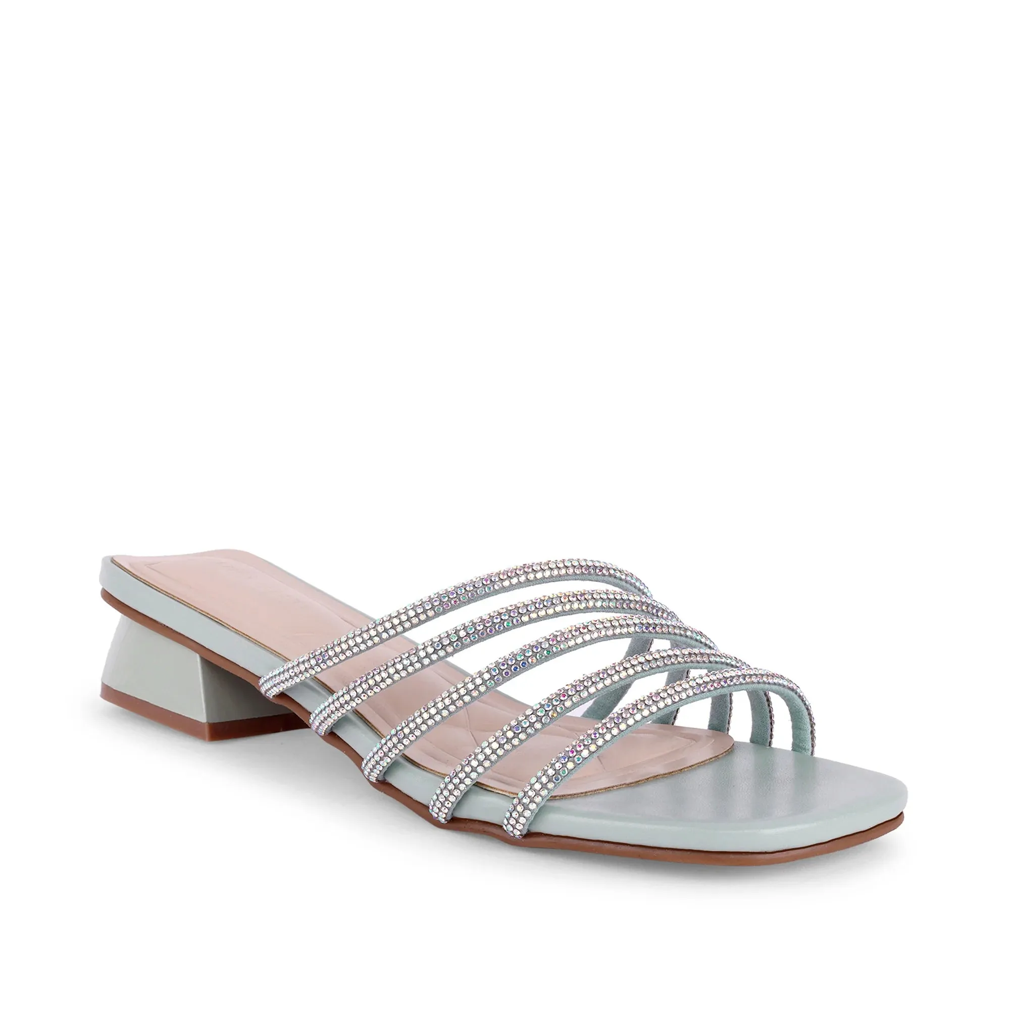Gabbana Rhinestone Embellished Flats