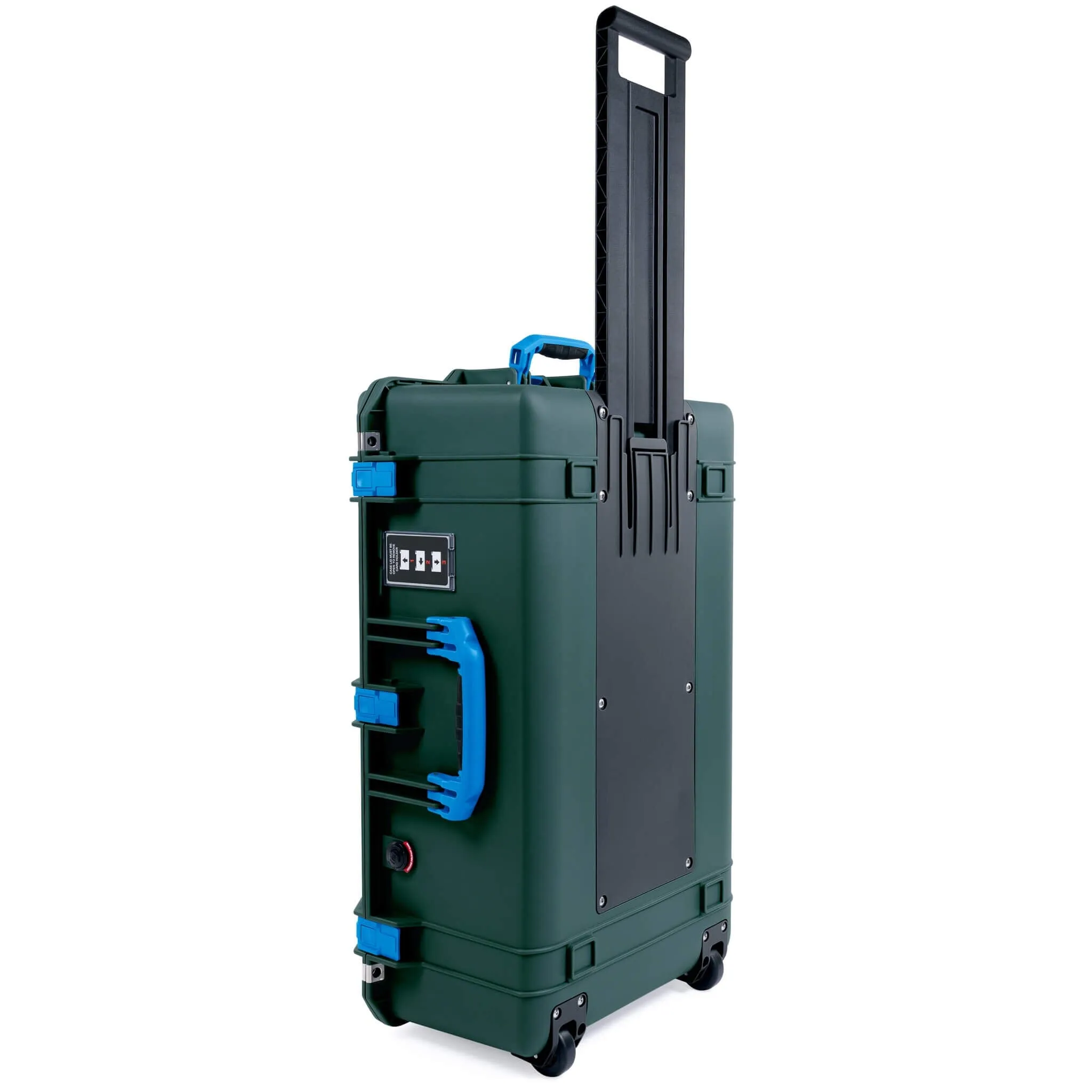 Pelican 1595 Air Case, Trekking Green with Blue Handles & Latches