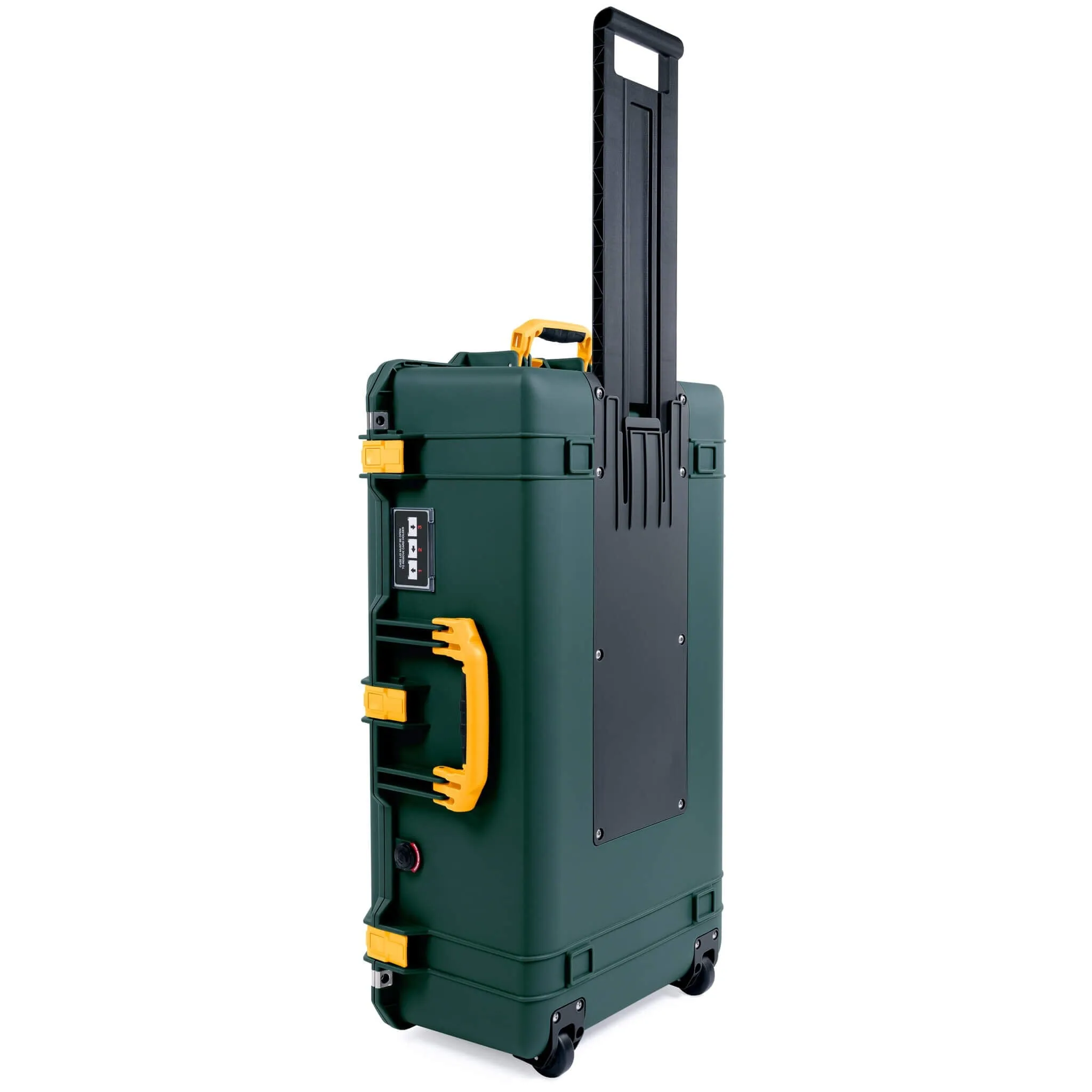 Pelican 1615 Air Case, Trekking Green with Yellow Handles & Latches