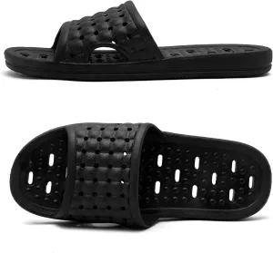 Shower Shoes with Drainage Holes, Quick-Drying Non-Slip Slippers Dormitory Home Bathroom Slippers Unisex