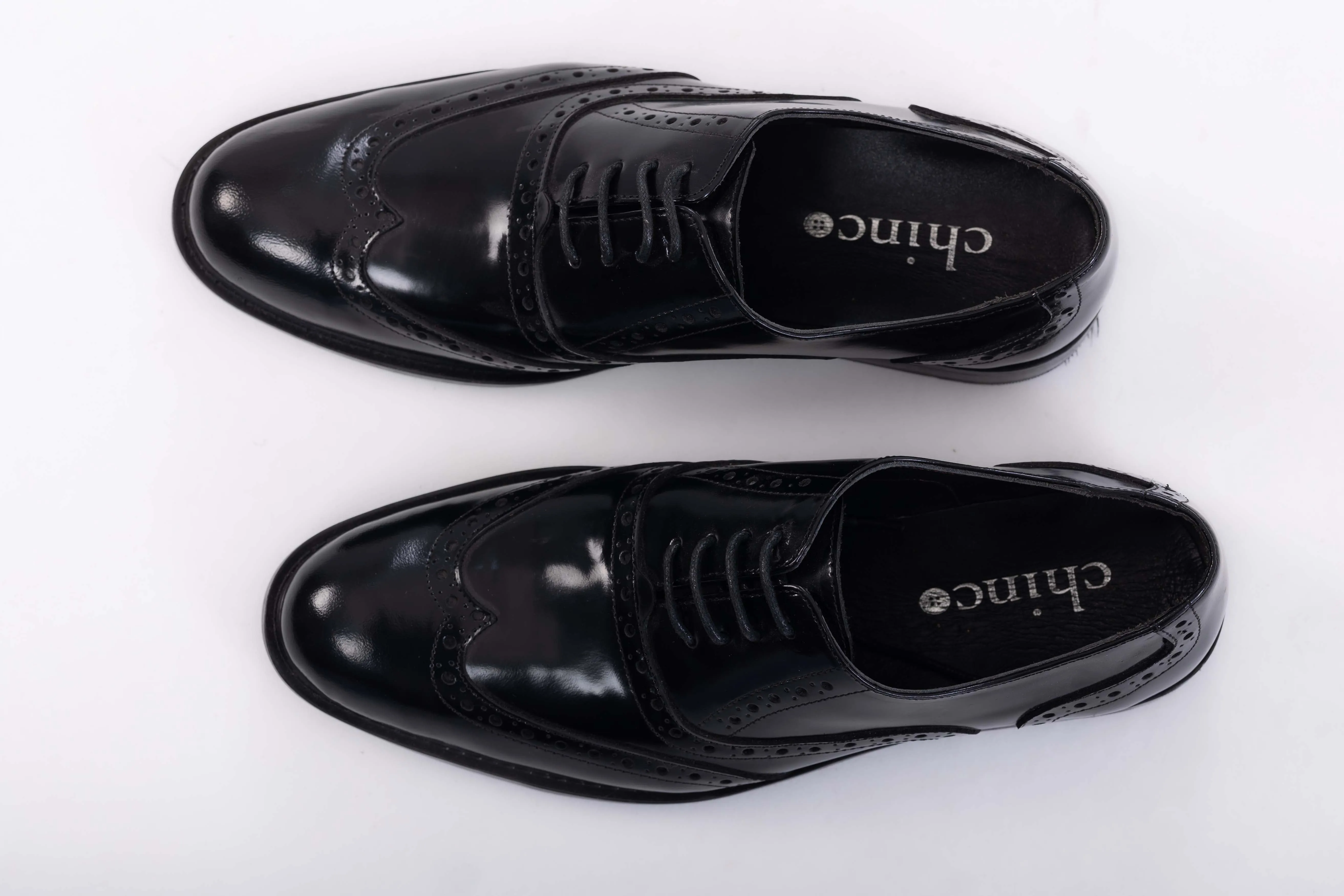 wedding  shoes-black brouge