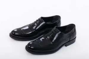 wedding  shoes-black brouge